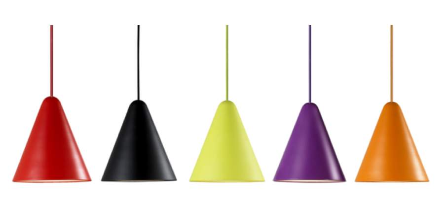 New at Sparks: the Nordlux Jive range of Color Metal Suspension Lamps!
